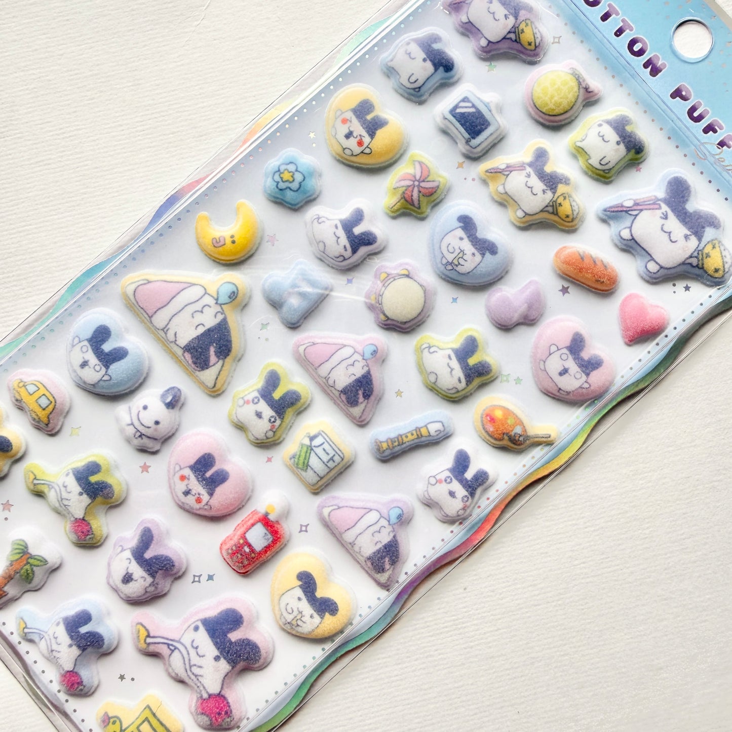 Tamagotchi | Crux Mimitchi Cotton Puffy Seal Sticker 200x100x8mm