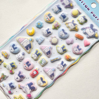 Tamagotchi | Crux Mimitchi Cotton Puffy Seal Sticker 200x100x8mm