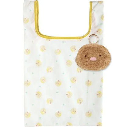 SAN-X | Tonkatsu Fried Pork Plush Shopping Bag Keychain