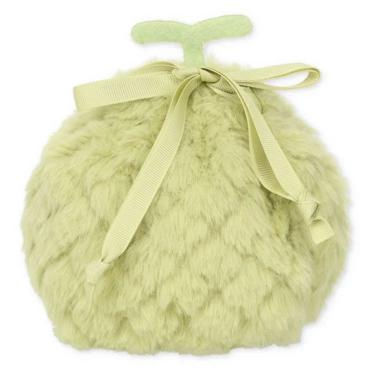 Pickles the Frog | Drawstring Pouch Always Fruits H17.5×W13×D8.5cm (Melon)