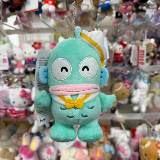 Avail x Sanrio | Hangyodon Mascot Holder Plush Keychain Bag Charm 140mm Approx. (Sailor Suit)