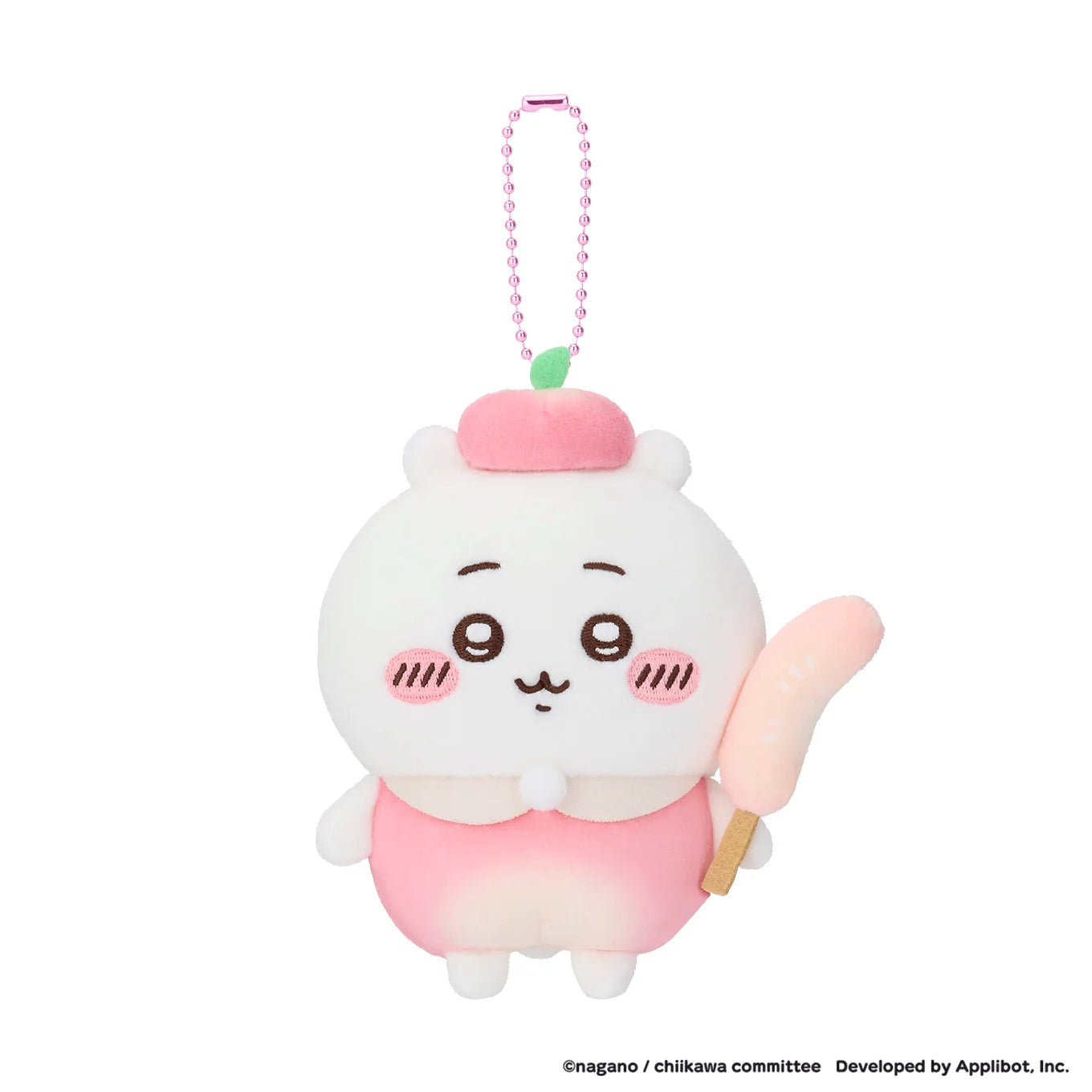 CHIIKAWA | Chiikawa Mascot Bag Charm Keychain 125x110x60mm (Pocket Fruit)