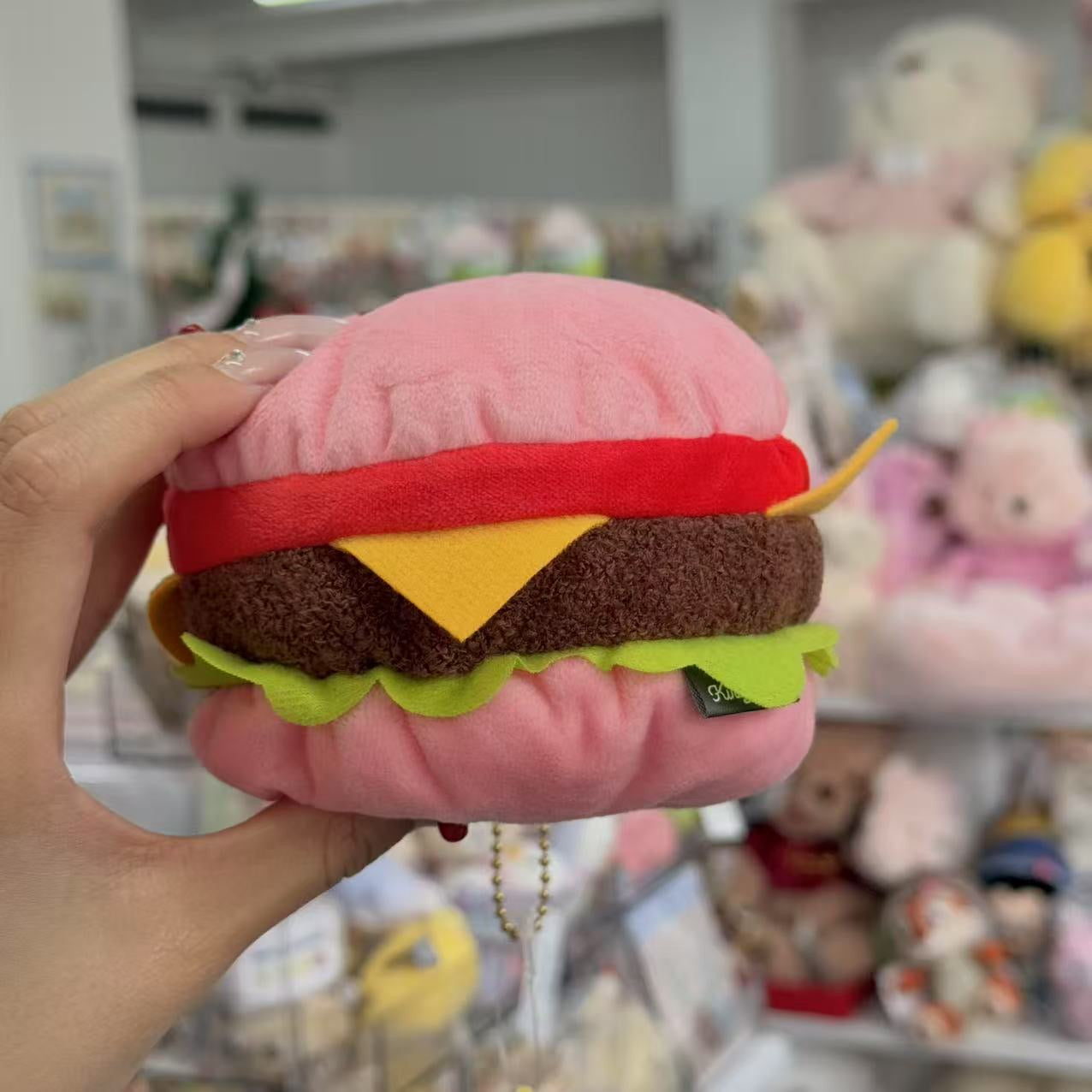 Kirby | Kirby Burger Mascot Holder Keychain W130×H130×D85Mm
