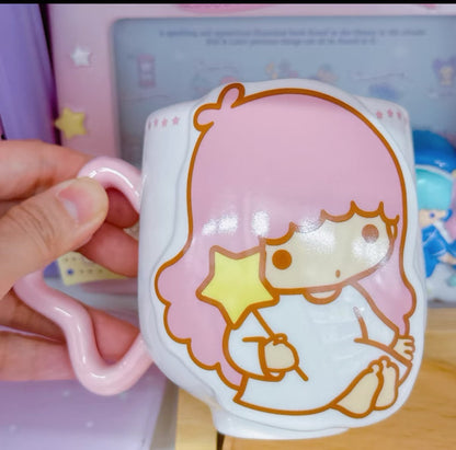 SANRIO | Little Twin Stars Kiki & Lala Mug Pair Mugs 114x80x90mm