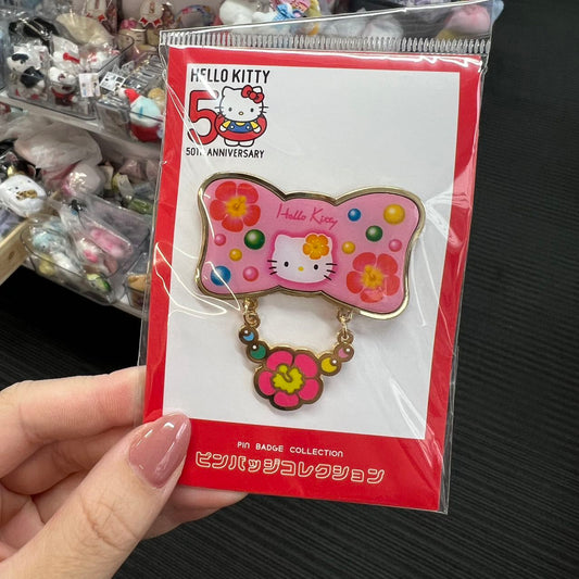 Sanrio | Hello Kitty 50Th Anniversary Pin Badge Collection (Pink)