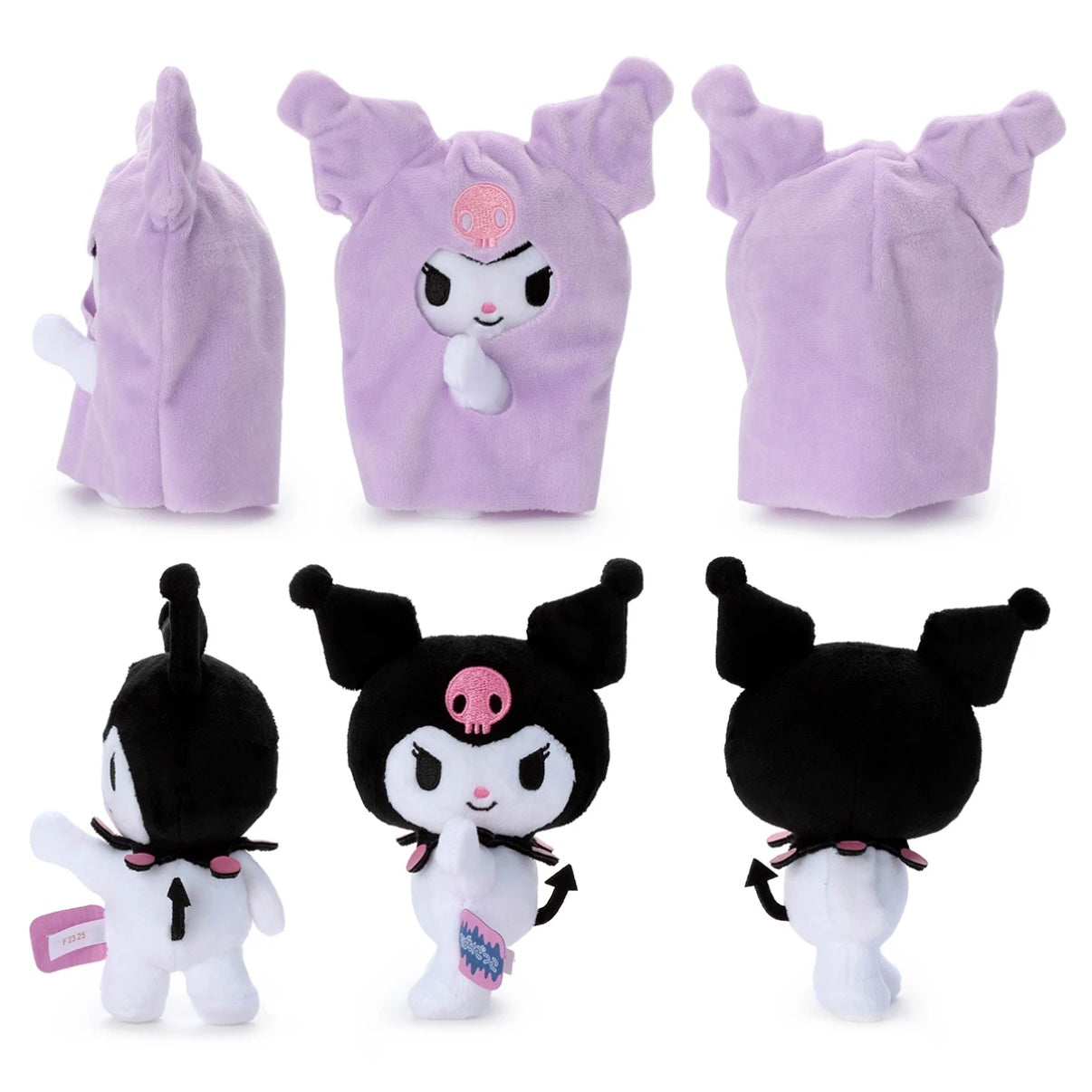 SANRIO | Kuromi Plush Doll Plush Toy 170 x 140 x 90mm (Cosplay Ghost Halloween)