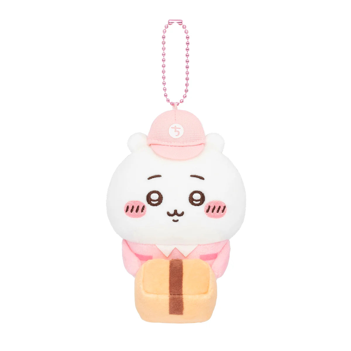 Chiikawa | Chiikawa Delivery Person Mascot Holder Bag Charm Keychain 120x80x75mm