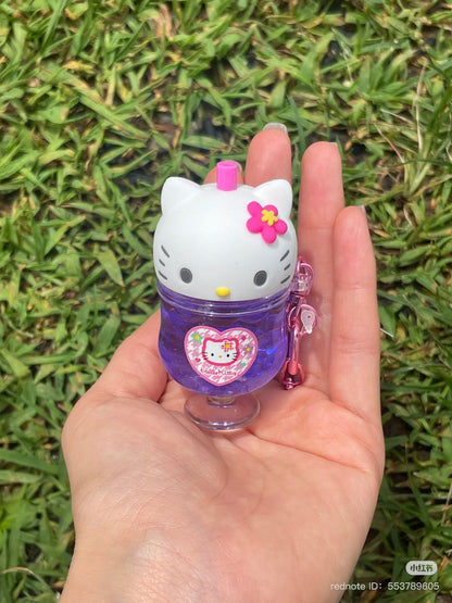 SANRIO | Hello Kitty 90s Colorful Soda Keychain H69xW40xD35mm (Kaohana - Purple)