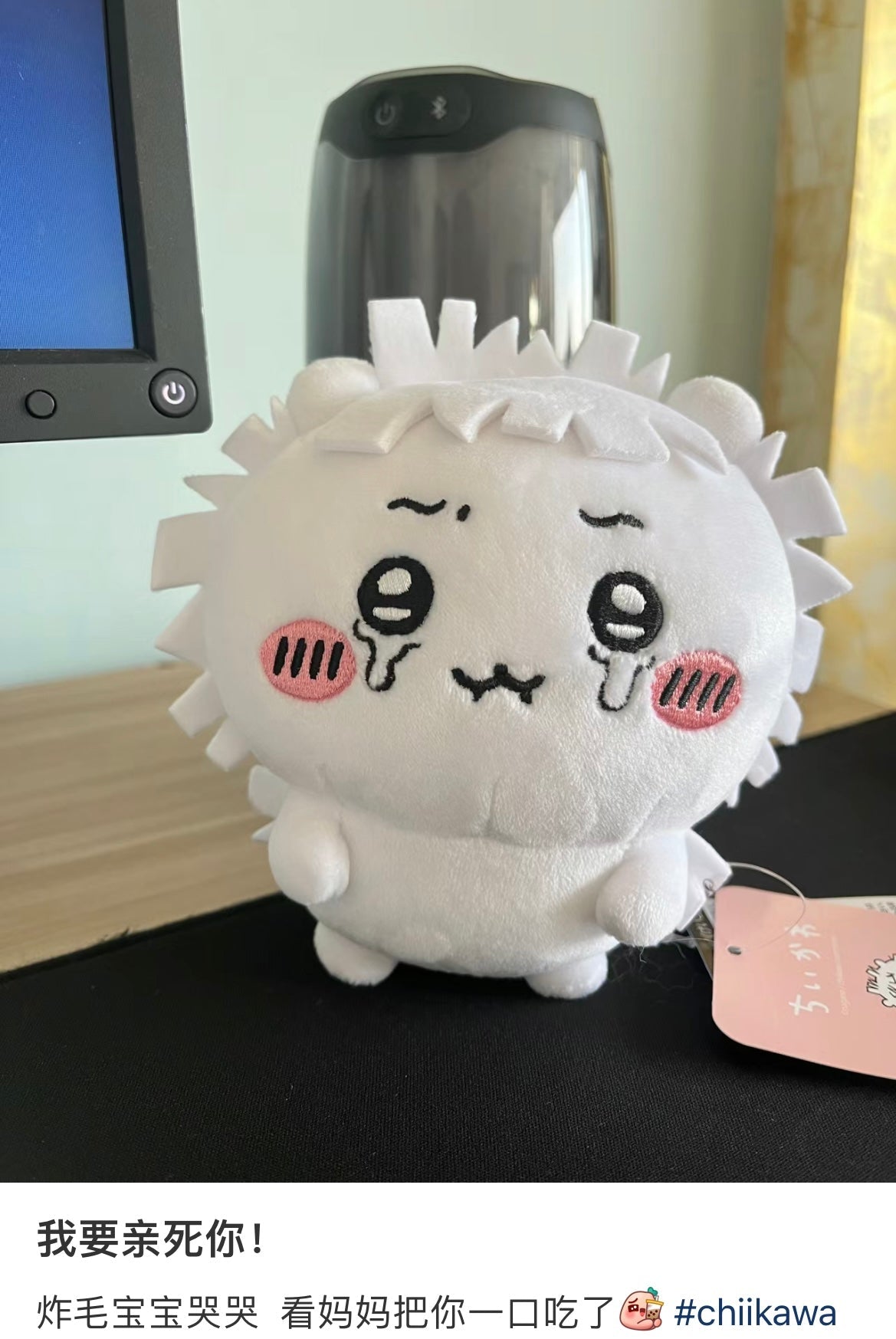 Chiikawa | Plush Doll H160×W150×D100Mm (Cropped Hair) 吉伊卡哇 毛绒玩偶/公仔（炸毛吉伊）