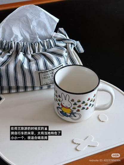 MIFFY | Ceramic Mug Retro Miffy Bicycle White 75x80mm