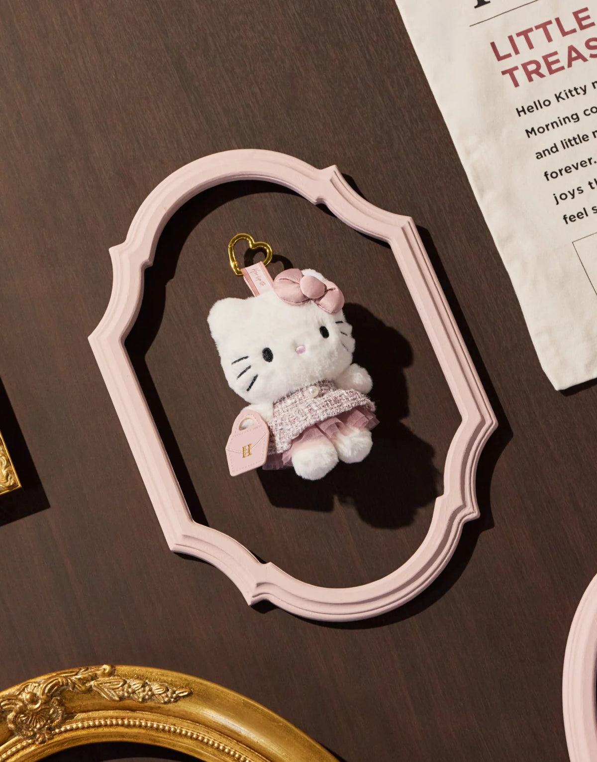 Her lip to X HELLO KITTY | Plush Keychain Bag Charm Mascot Holder