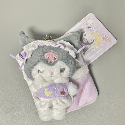 SANRIO | Kuromi Mascot Holder Bag Charm Keychain (Good night and Sweet Dreams)