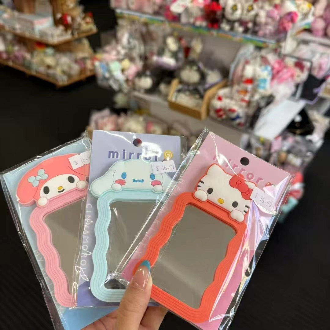 SANRIO | Wave Mirror H135×W70×D6mm (Hello Kitty)