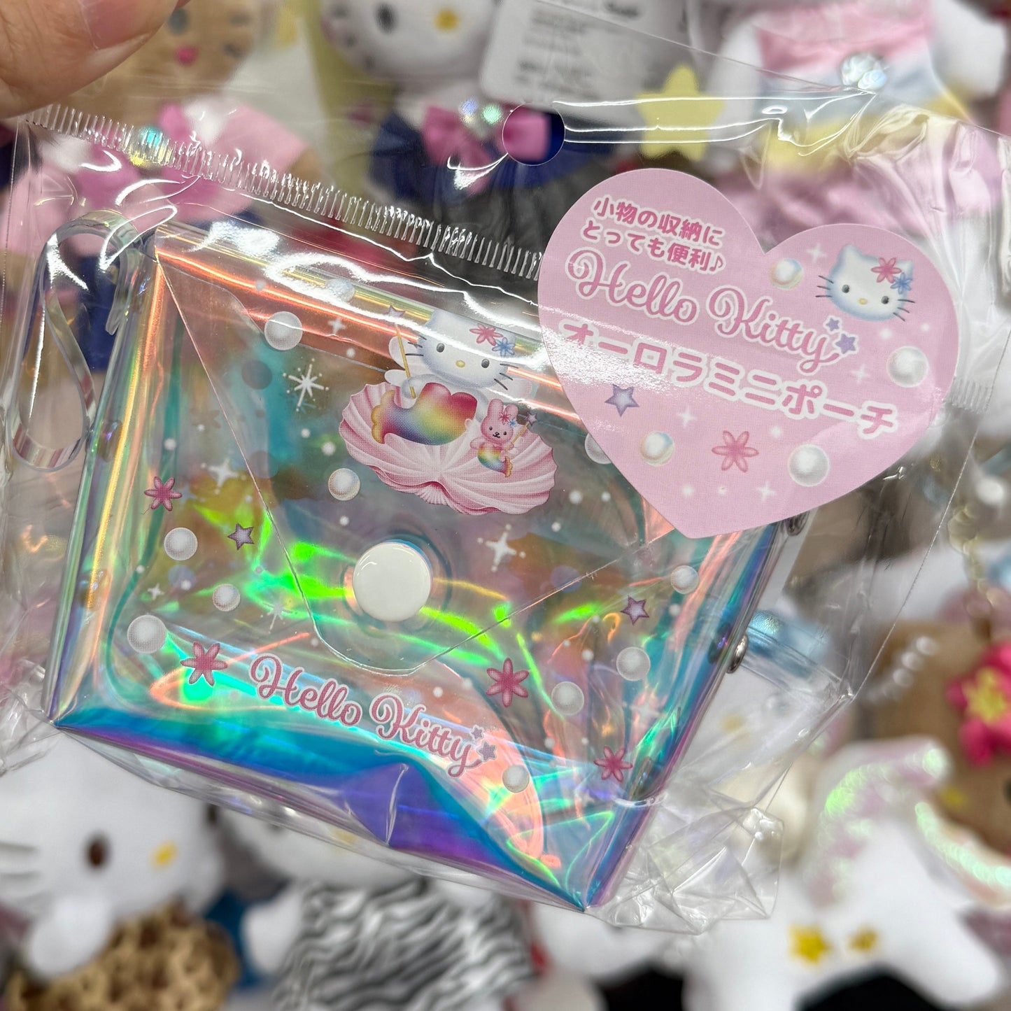 SANRIO | Hello Kitty Aurora Mini Pouch H65 x W95 x D38mm (Mermaid)