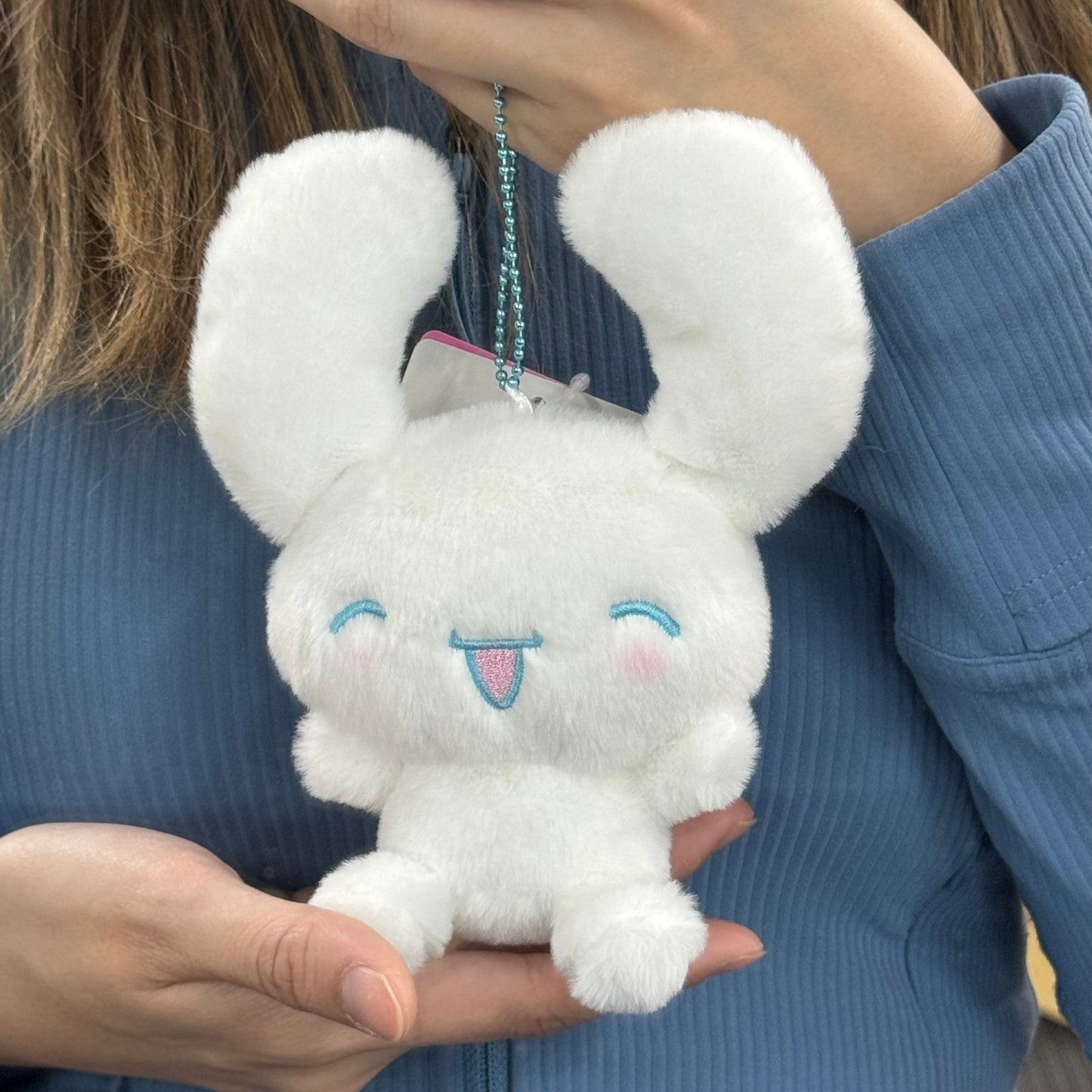Sanrio | Cinnamoroll Mascot Holder Plush Keychain 8 X 13.5 17.5Cm Approx (Various Faces)