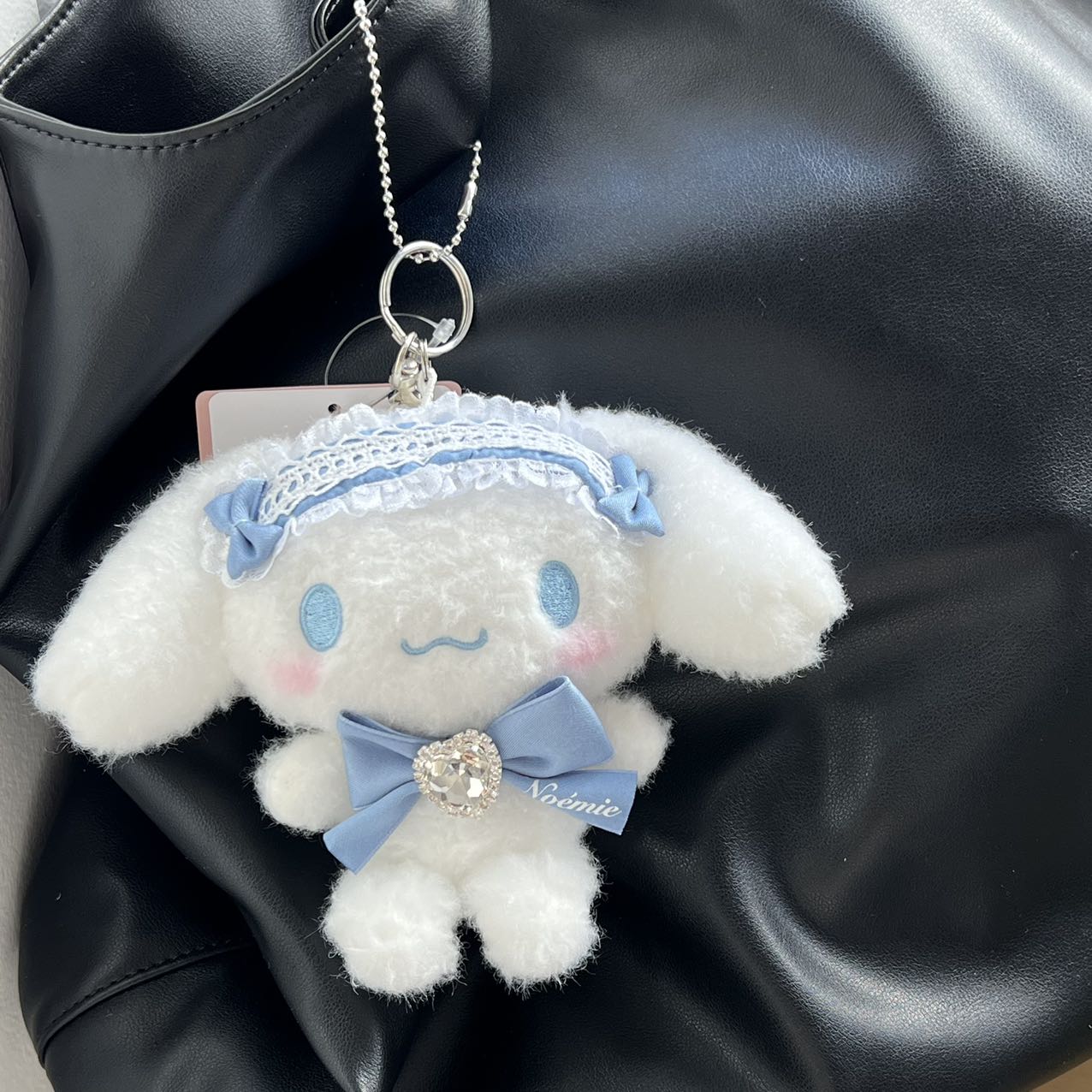 Sanrio X Noemie | Cinnamoroll Mascot Holder 12.5Cm 日本三丽鸥 联名款 限定玉桂狗 毛绒挂件/包挂/爱心扣