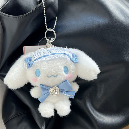 Sanrio X Noemie | Cinnamoroll Mascot Holder 12.5Cm 日本三丽鸥 联名款 限定玉桂狗 毛绒挂件/包挂/爱心扣