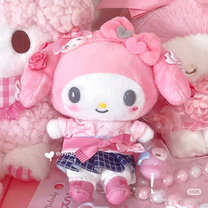 Sanrio | My Melody Mascot Holder Plush Keychain Bag Charm 16.5 x 12.5 x 6.6cm (Academy Kirameki Festival / School
