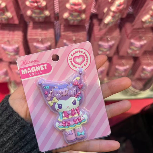 SANRIO | Kuromi Magnetic Mascot Refrigerator Magnet (Harajuku Store Limited)