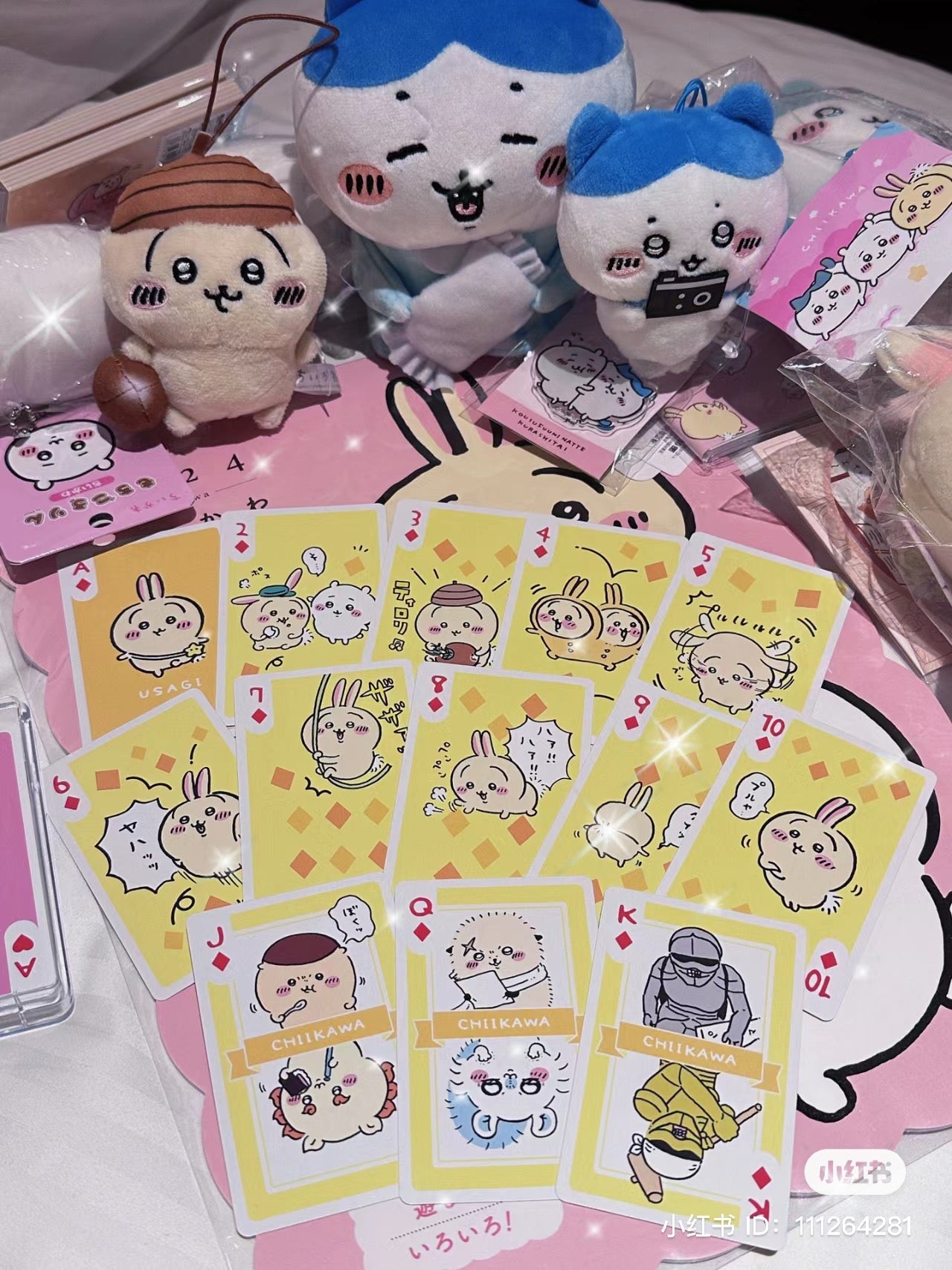 Chiikawa | Chiikawa Usagi Hachiware Playing Cards Games 54 Playing Cards + 2 Spare