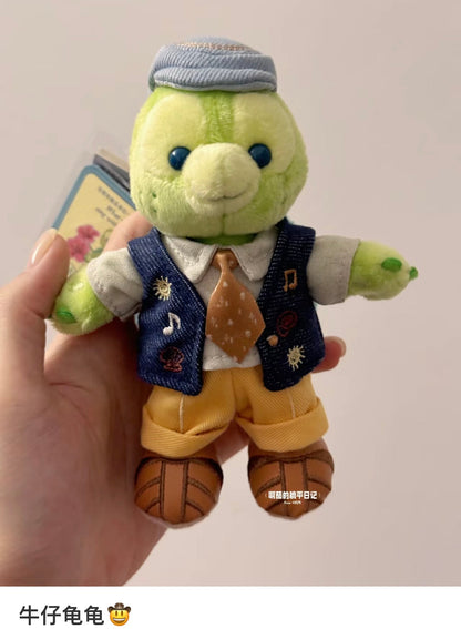 Disney | Shang Hai Disneyland Mascot Holder Plush Keychain (Duffy And Friends Denim Series) Olu Mel