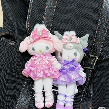 SANRIO | My Melody Style Up Mascot Bag Charm Keychain 175x84x56mm (My Melody♡Kuromi♡My Sweet Piano Bunnies Ballerina)