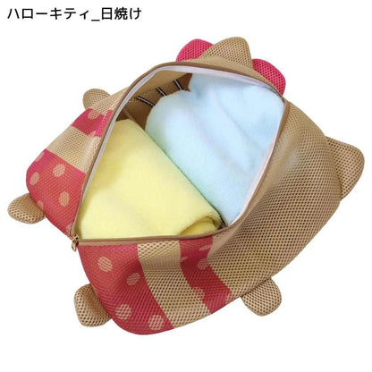 SANRIO | Hello Kitty Travel Pouch Laundry Net Large 400x400x20mm (Sunburn)