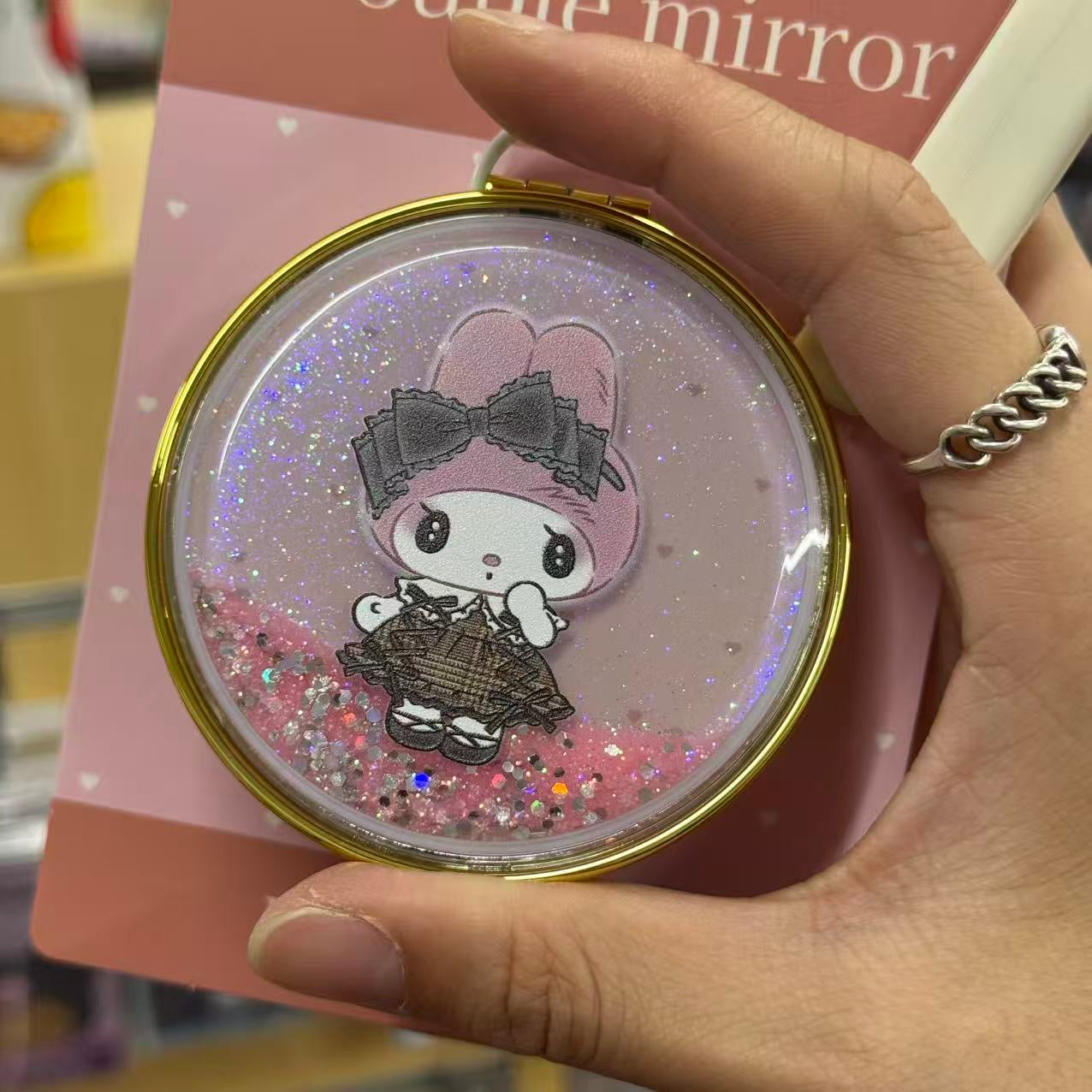 SANRIO | My Melody Shake Shake Floating Double Mirror 72x75x13mm