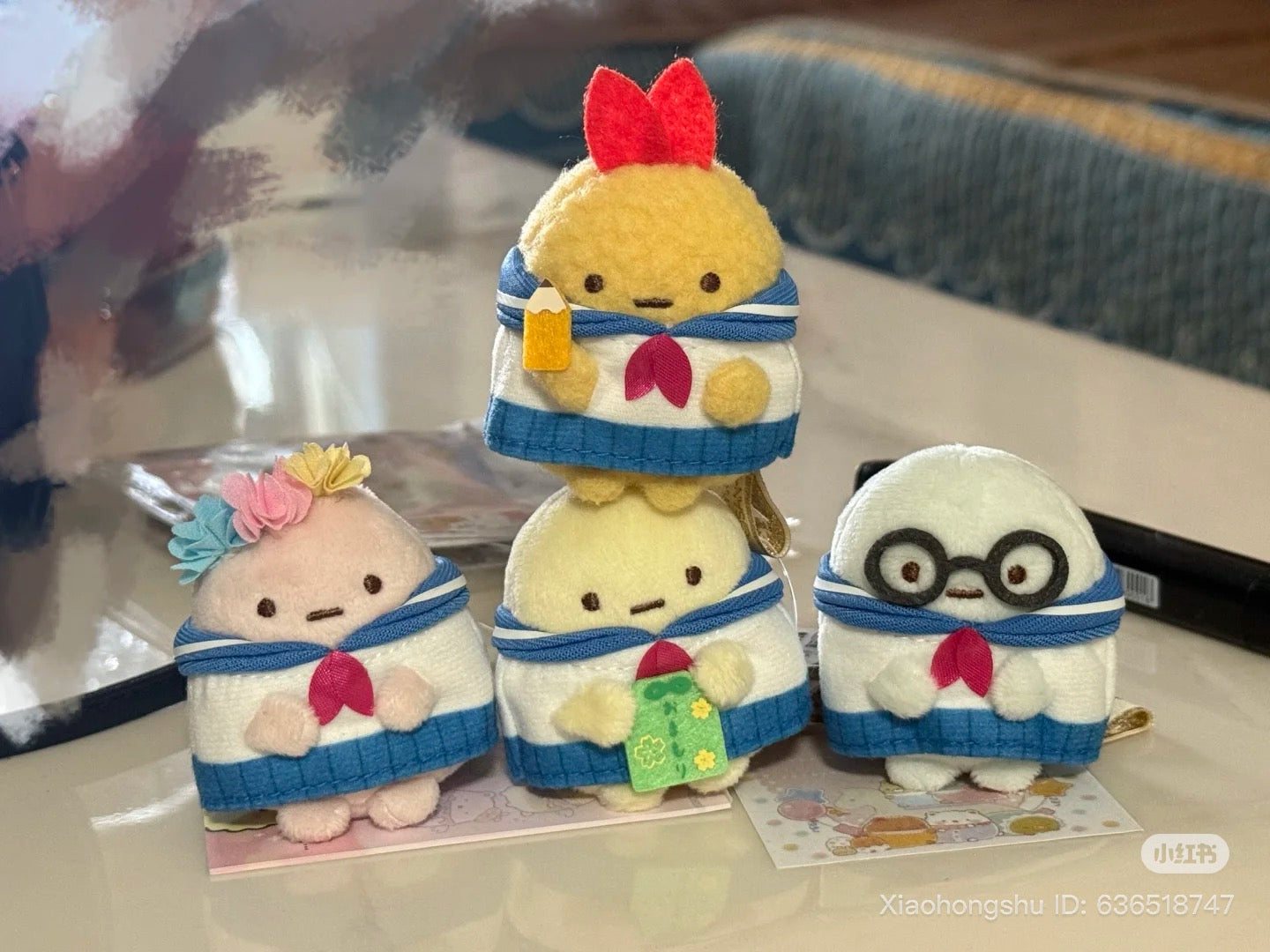 SAN-X | Sumikko Gurashi Quiz Handy Plush Toy Set of Five (Limited)