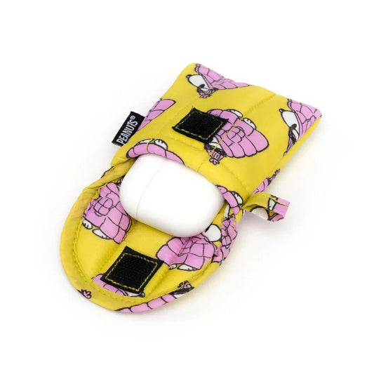 Puffy Earbuds Case - Mini Puffer Snoopy