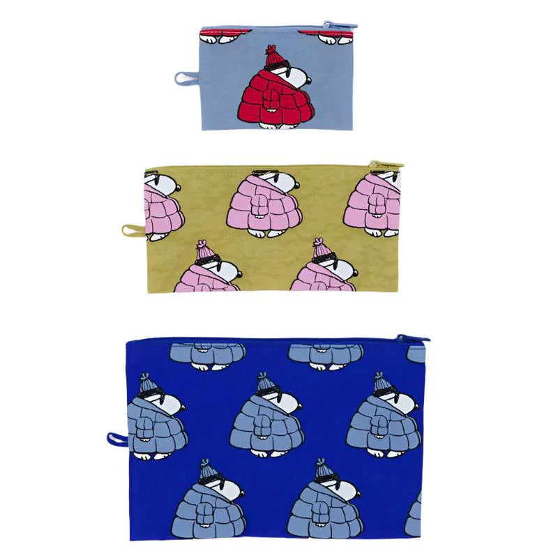 Flat Pouch Set - Puffer Snoopy