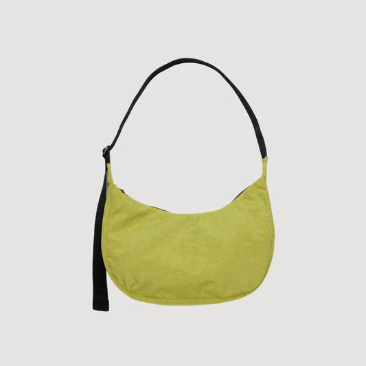 Baggu | Medium Nylon Crescent Bag (Lemongrass) 新月包 尼龙饺子包 超轻超大容量