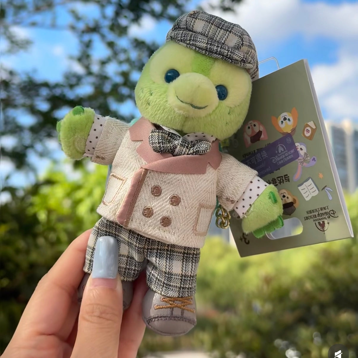 DISNEY | Shang Hai Disney OluMel Mascot Holder Plush Keychain Bag Charm (Let’s Learn with Duffy and Friends)