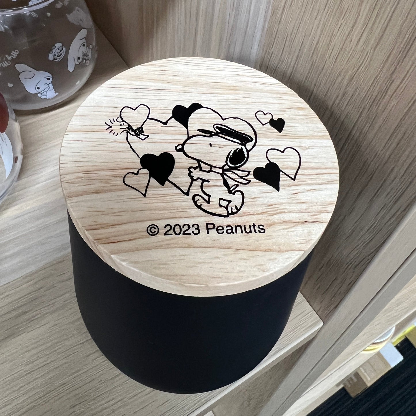 Peanuts | Snoopy Stainless Bottle With Wooden Lid