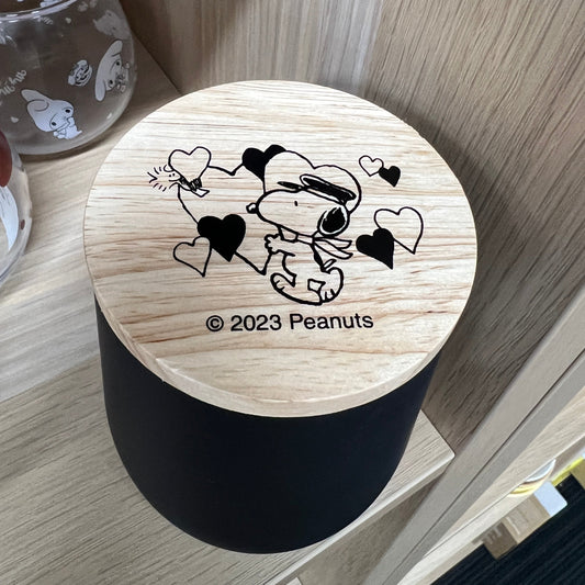 Peanuts | Snoopy Stainless Bottle With Wooden Lid