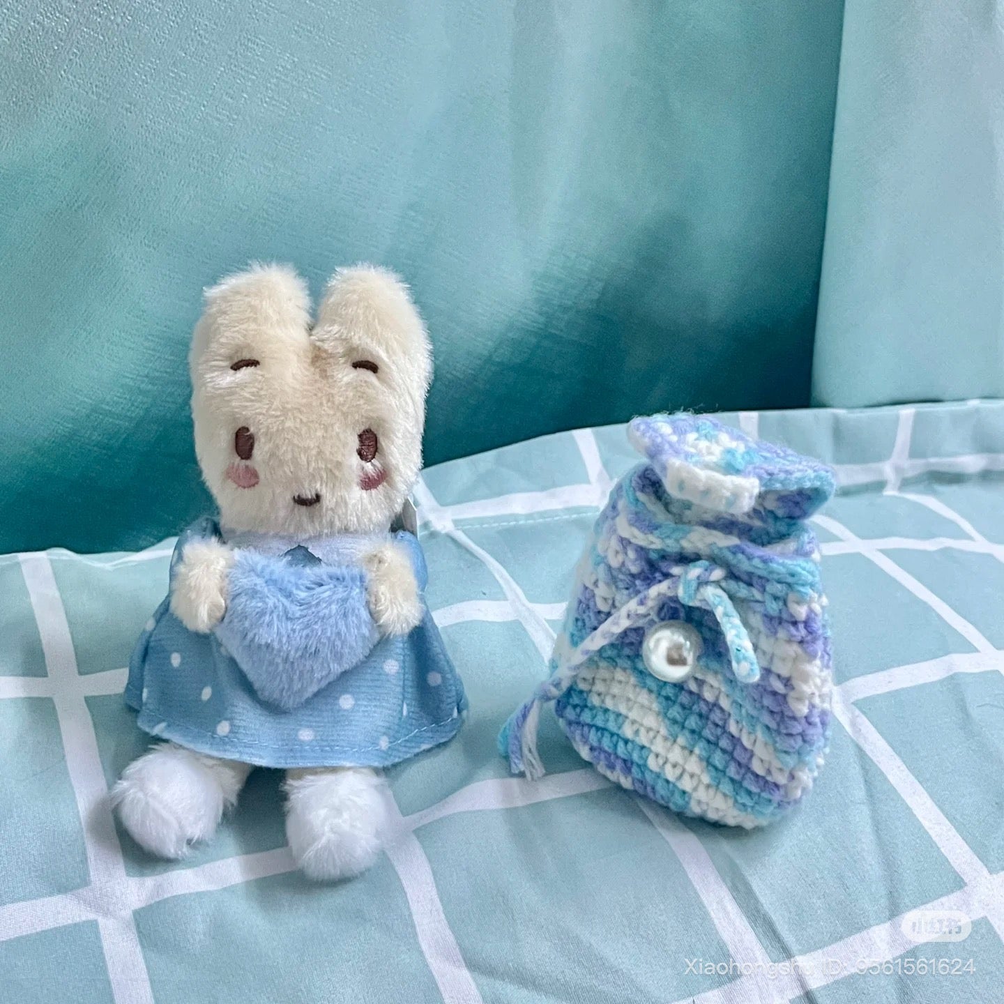 SANRIO x Bleu Bleuet | Marron Cream Mascot Holder Fluffy Keychain Bag Charm 10cm Approx.