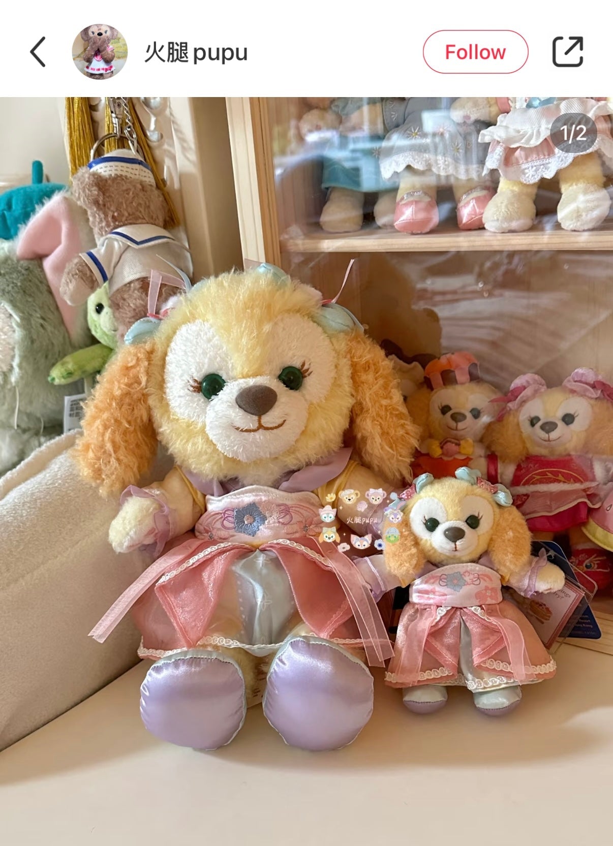 Disney | Hongkongdisneyland Cookieann Mascot Holder Plush Keychain