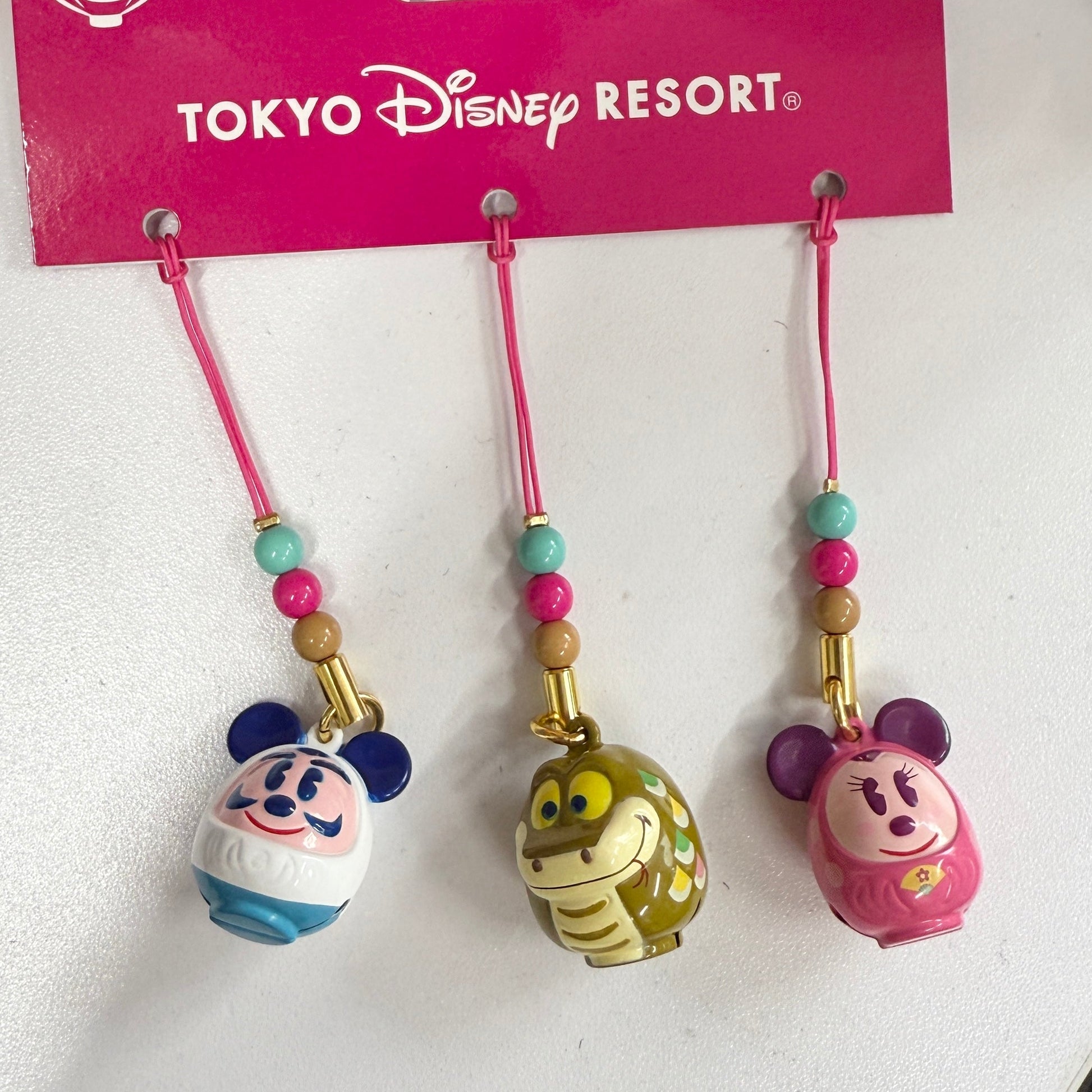 Disney | Tokyodisneyland Minnie Mouse & Mickey Phone Charm Bell Set (Dharma)