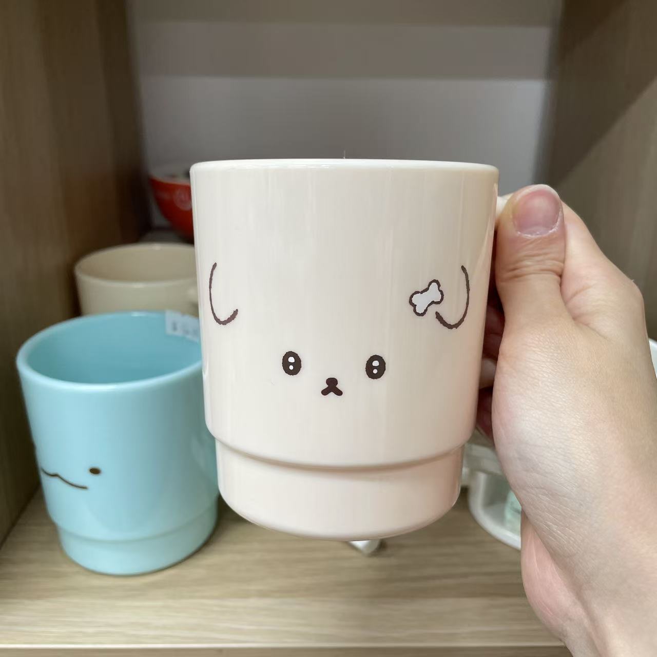 SAN-X | Ishiyowa-chan Face Stacking Plastic Cup 95×Φ85mm