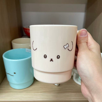 SAN-X | Ishiyowa-chan Face Stacking Plastic Cup 95×Φ85mm