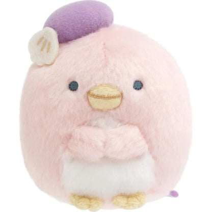 SAN X | Sumikko Gurashi Pink Penguin Hina Plush Toy Plush Doll 85×75×65mm (Penguin Lagoon)