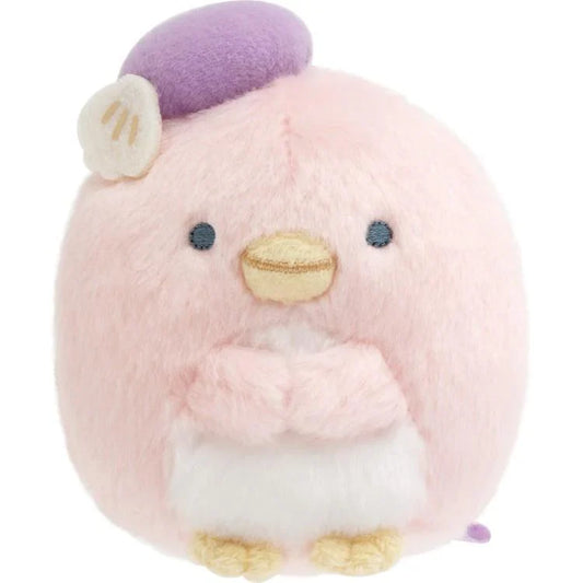 SAN X | Sumikko Gurashi Pink Penguin Hina Plush Toy Plush Doll 85×75×65mm (Penguin Lagoon)