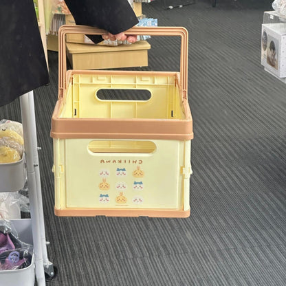 Chiikawafoldable Storage Carry Basket 38×25×19 / // 10Kg