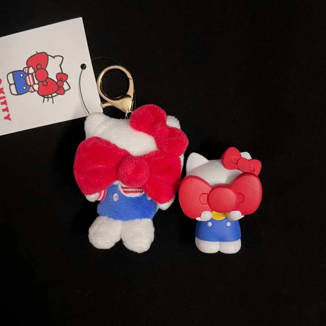 【Limit One/Person】Me% X Hello Kitty | Mascot Holder Keychain 13Cm (Ribbon)