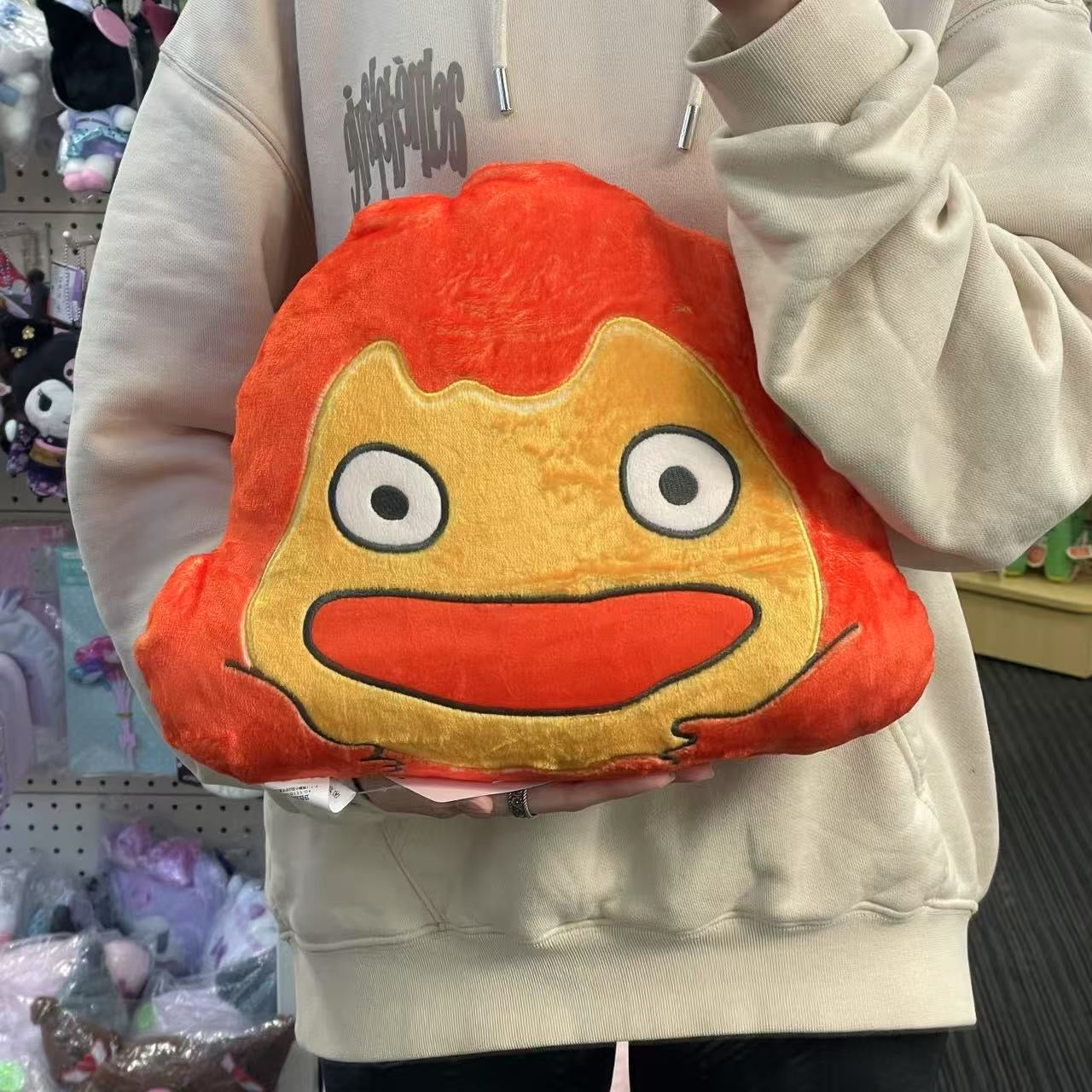 Studio Ghibli | Howl’s Moving Castle Calcifer Cushion Plush W350×H305mm