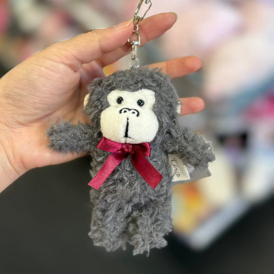 STREAM | TWIN Animal Mascot Holder Plush Keychain 13cm Approx. (Monkey)