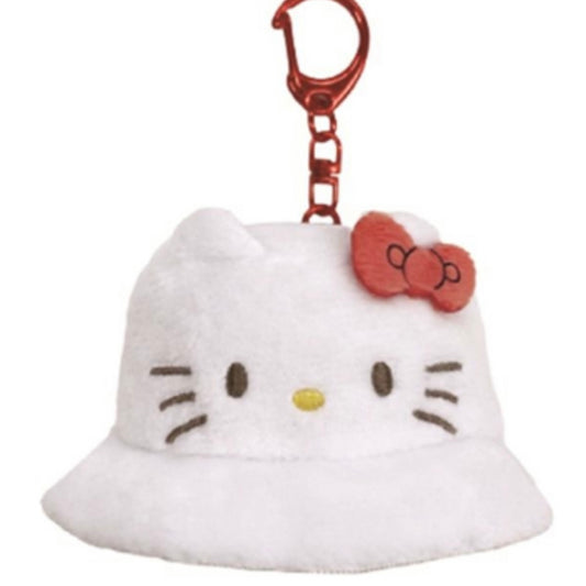SANRIO | Hello Kitty Bucket Hat  Miniature Keychain Costume Sauna Hat 110×60mm