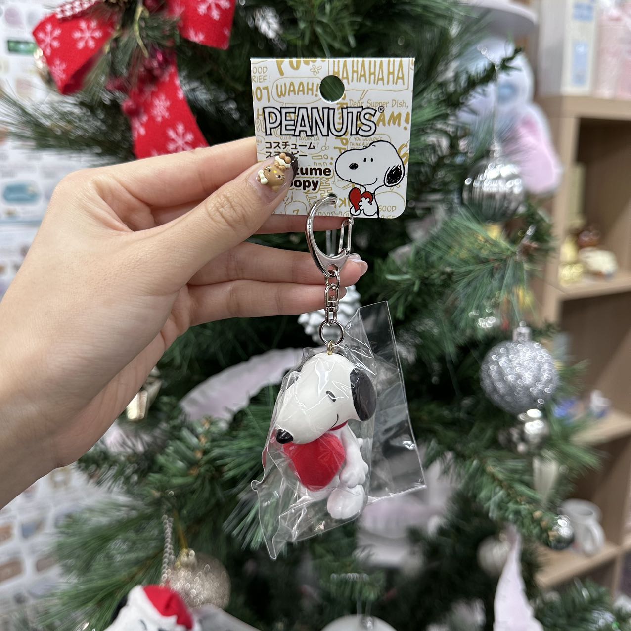 Peanuts | Snoopy Keychain 6.0Cm X 3.3Cm 4.2Cm(Heart)