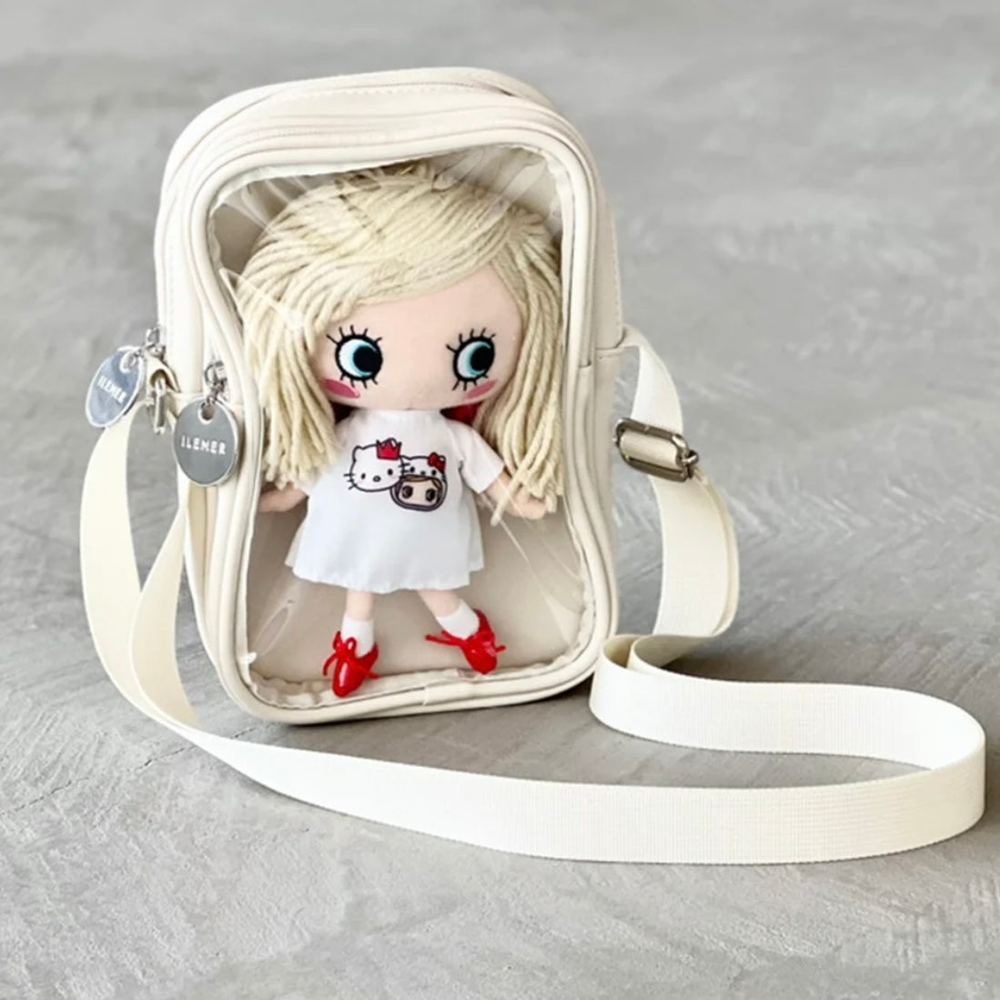 Ilemer X Hello Kitty | 50Th Anniversary Plush Doll/Keychain 18Cm (Limited)