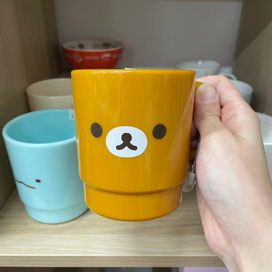 SAN-X | Rilakkuma Face Stacking Plastic Cup 95×Φ85mm